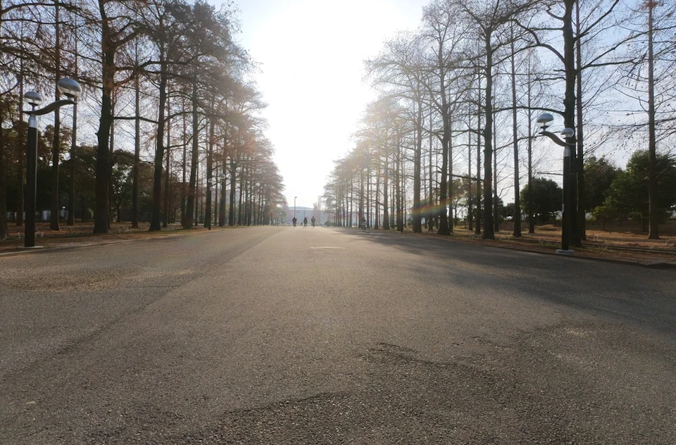 Central entrance of Trurumi-ryokuchi Park