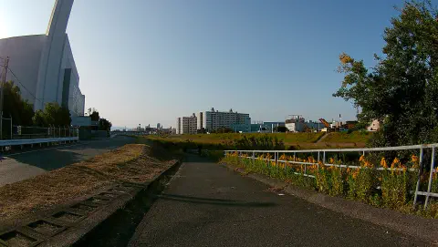 Up the road off the Kanzakigawa river