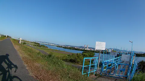 Yodogawa right bank view