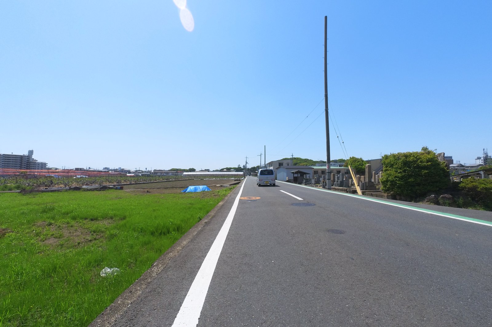 Heading towards Hōnda Gobyōyama Kofun