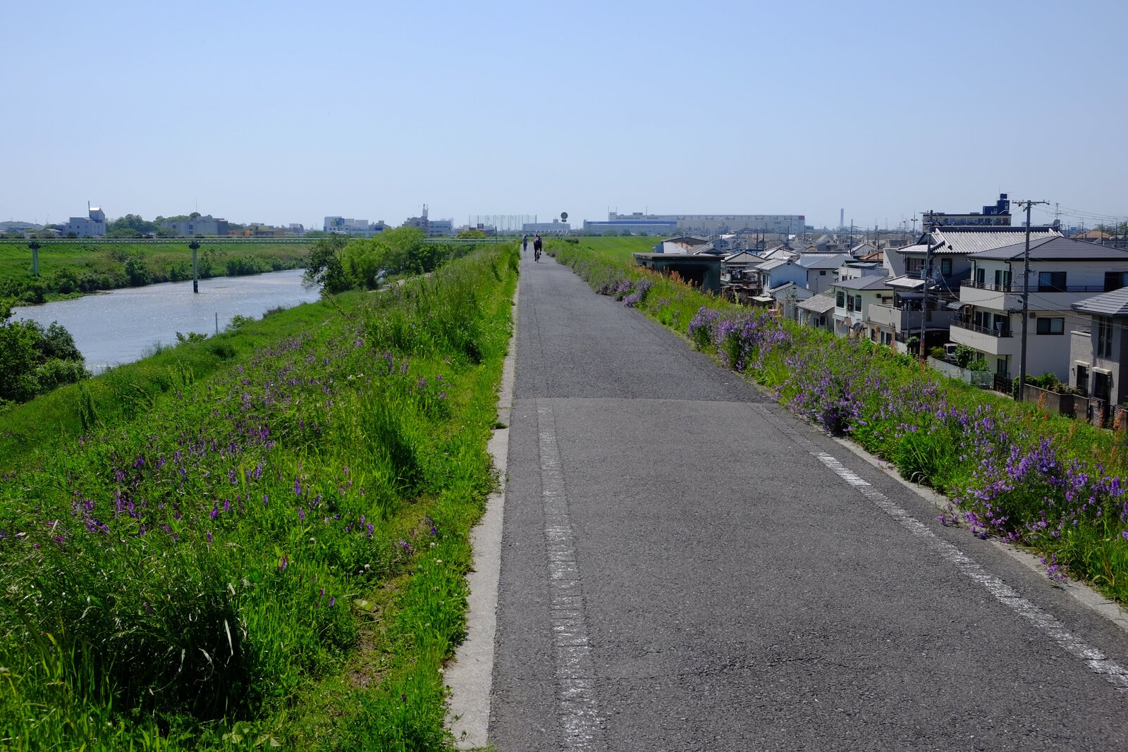 South Kawachi Cycle Line along the Yamato River