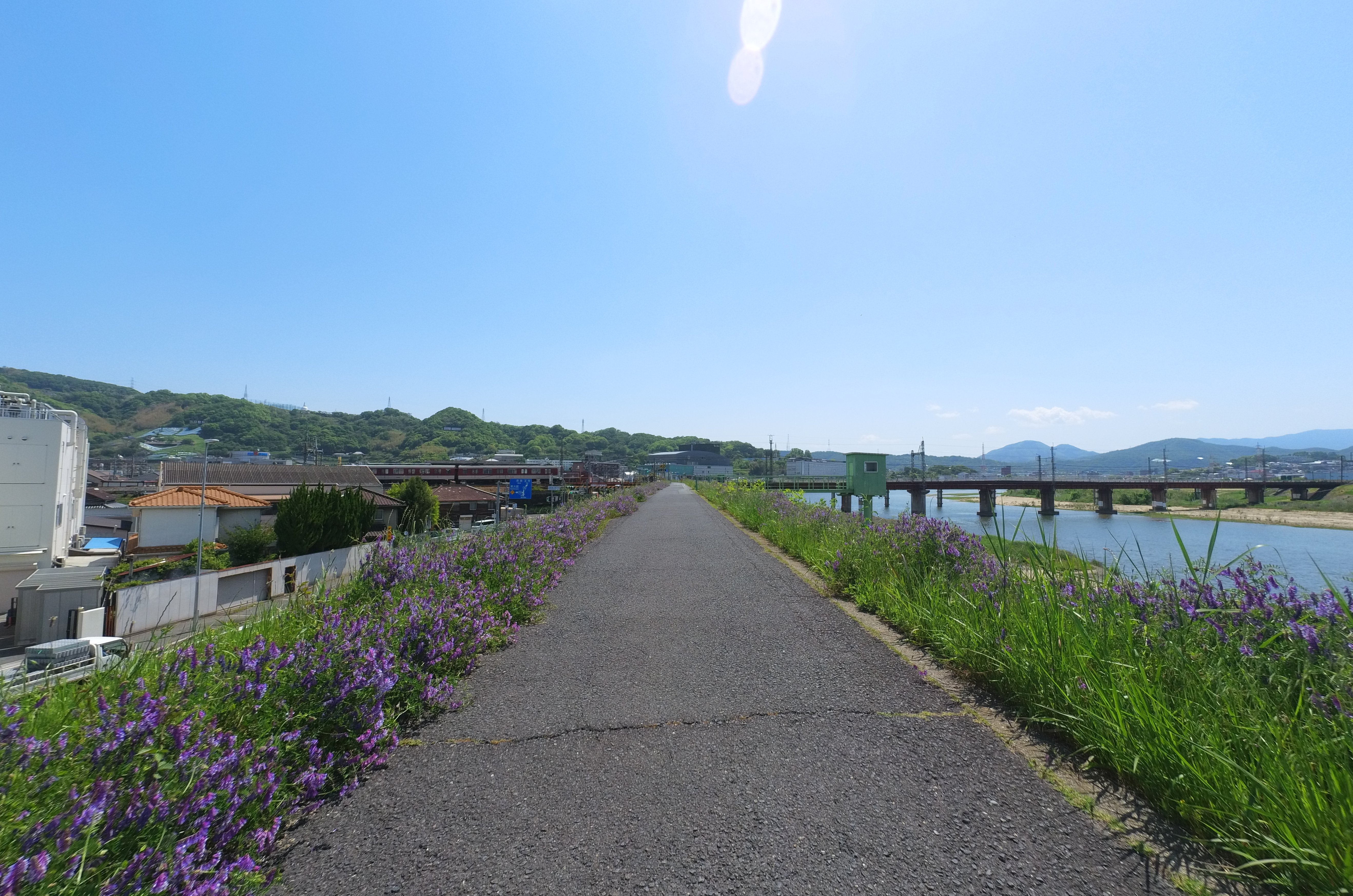 Railroad tracks ahead